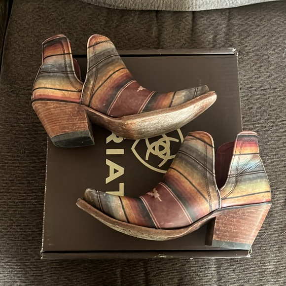 Ariat Multicolor Western Ankle Boots - Picture 10 of 11